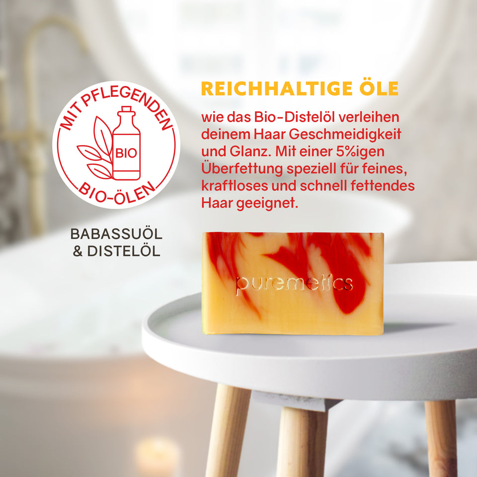 Hair soap 'Grapefruit Cypress'
