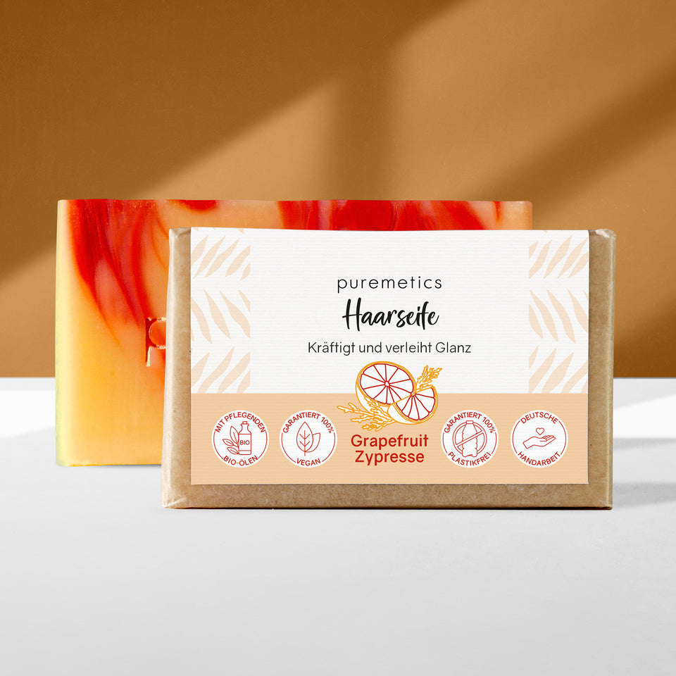 Hair soap 'Grapefruit Cypress'