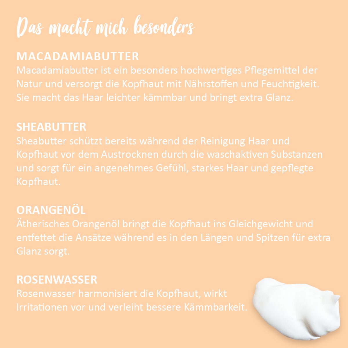 Shampoo-Pulver 'Macadamia Orange'