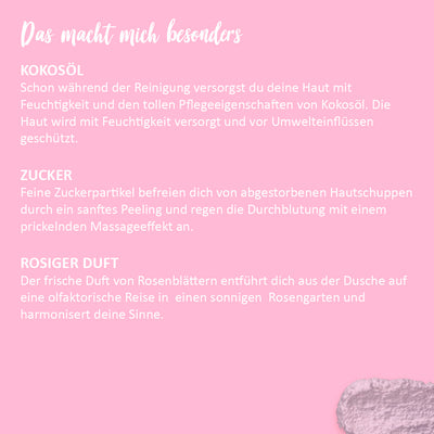 3in1 Dusch-Fluff 'Rosengarten'